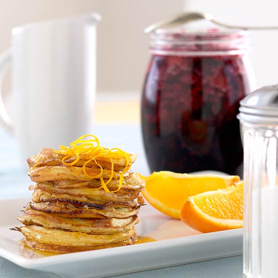 Appelsiinipannukakut aamiaiselle - Dansukker